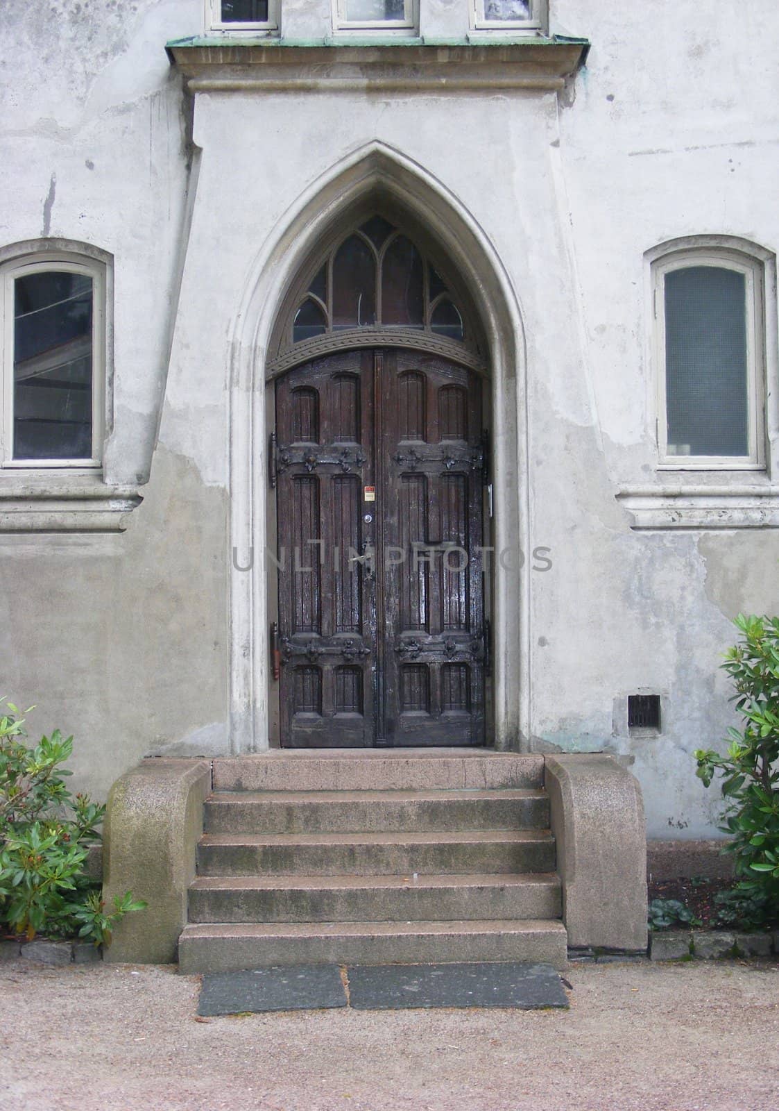 Photo of a church door