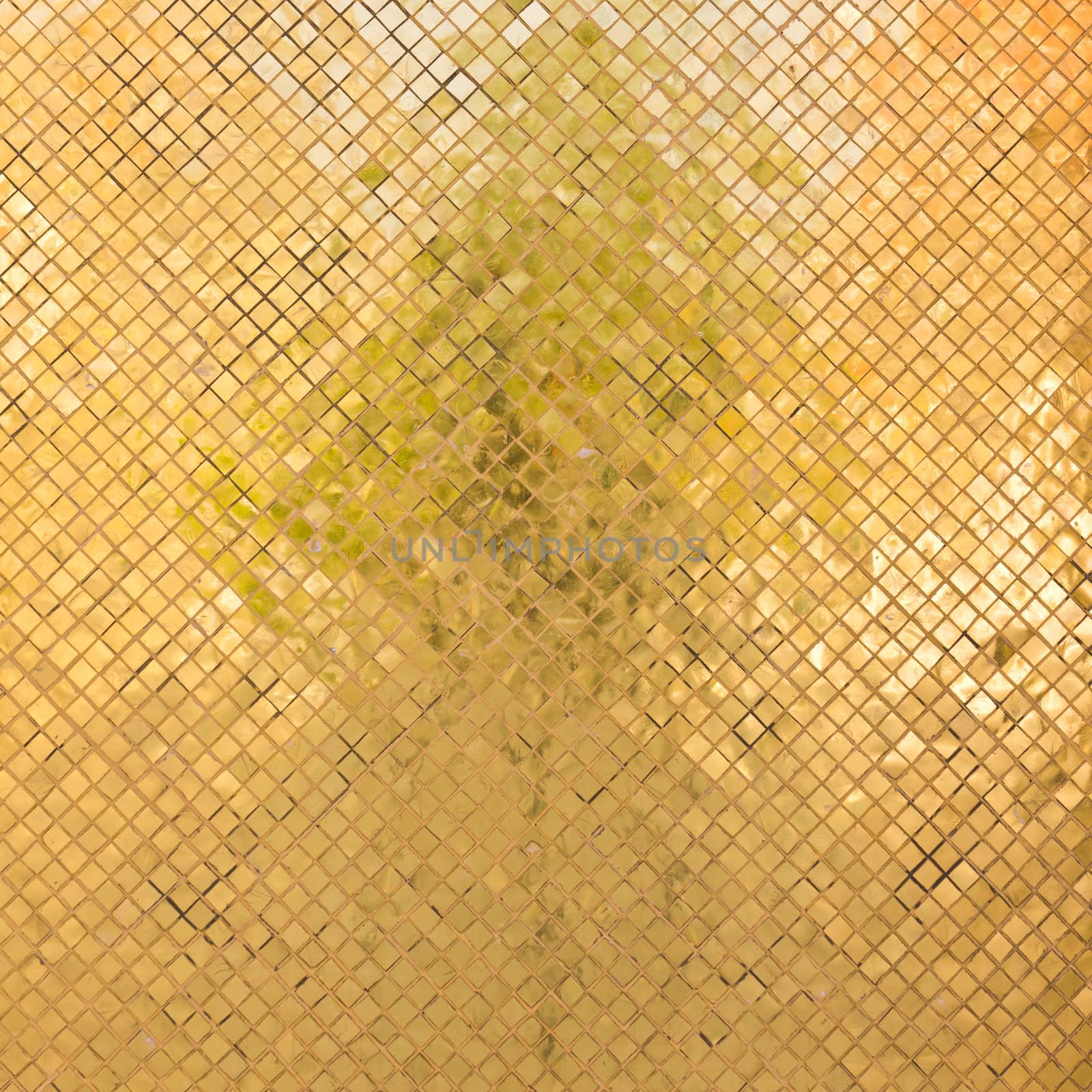 grunge golden mosaic for background