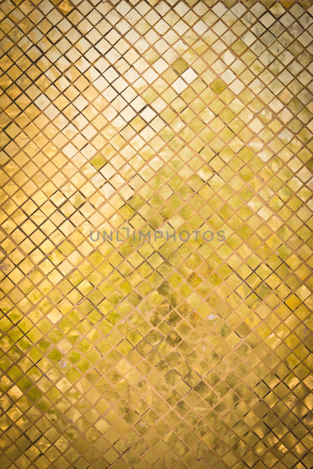grunge golden mosaic  by tungphoto
