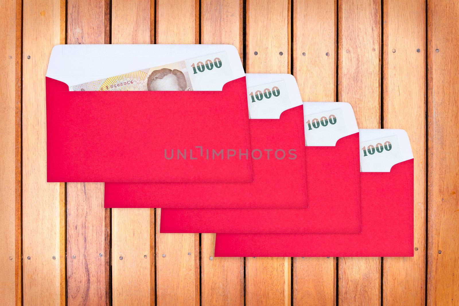 red envelope for chinese newyear  by tungphoto