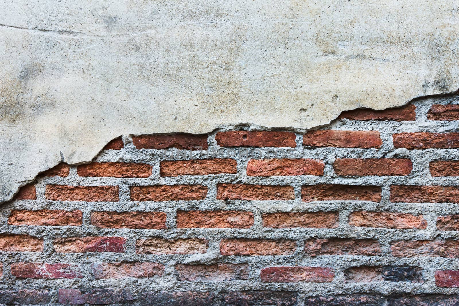 grunge crack cement wall for background