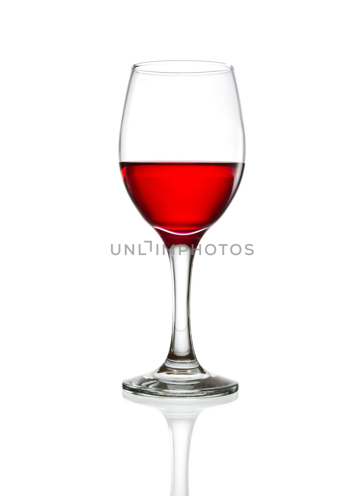 red wine glass isolated by tungphoto