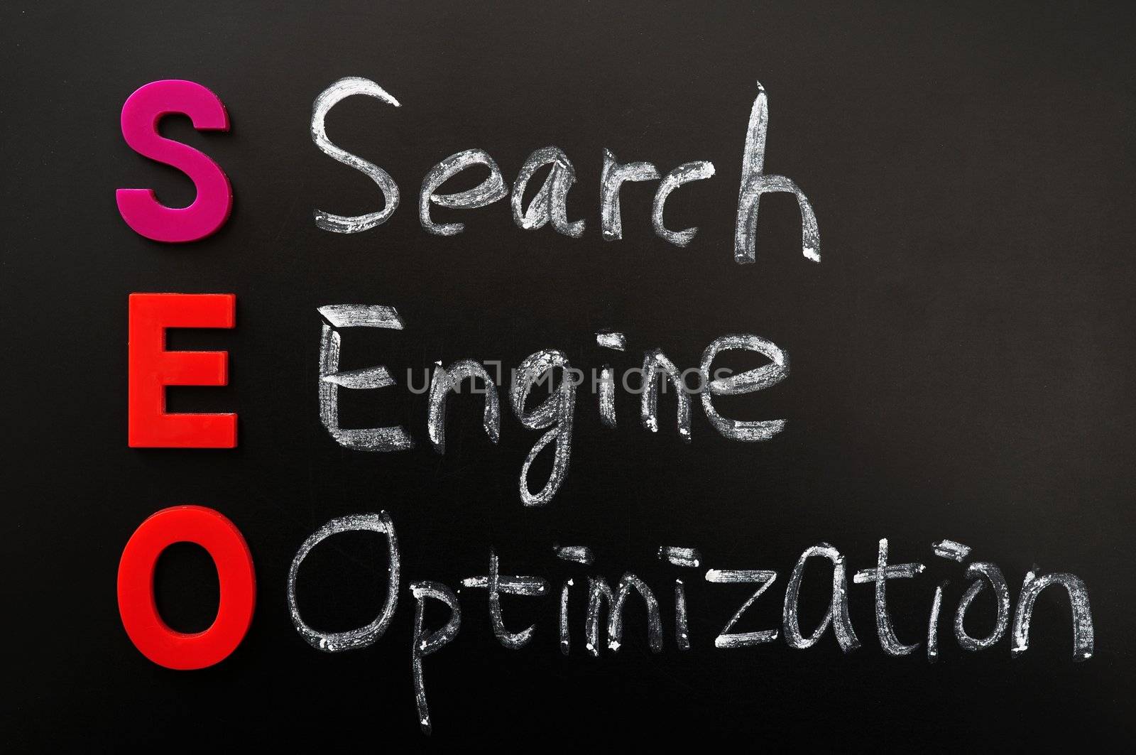 Acronym of SEO - Search engine optimization by bbbar