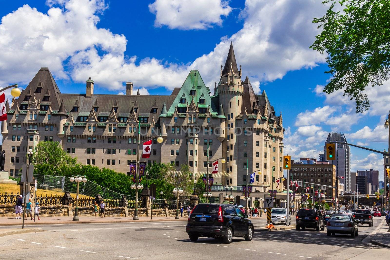 Ottawa's Old Chateau Laurier Hotel by petkolophoto