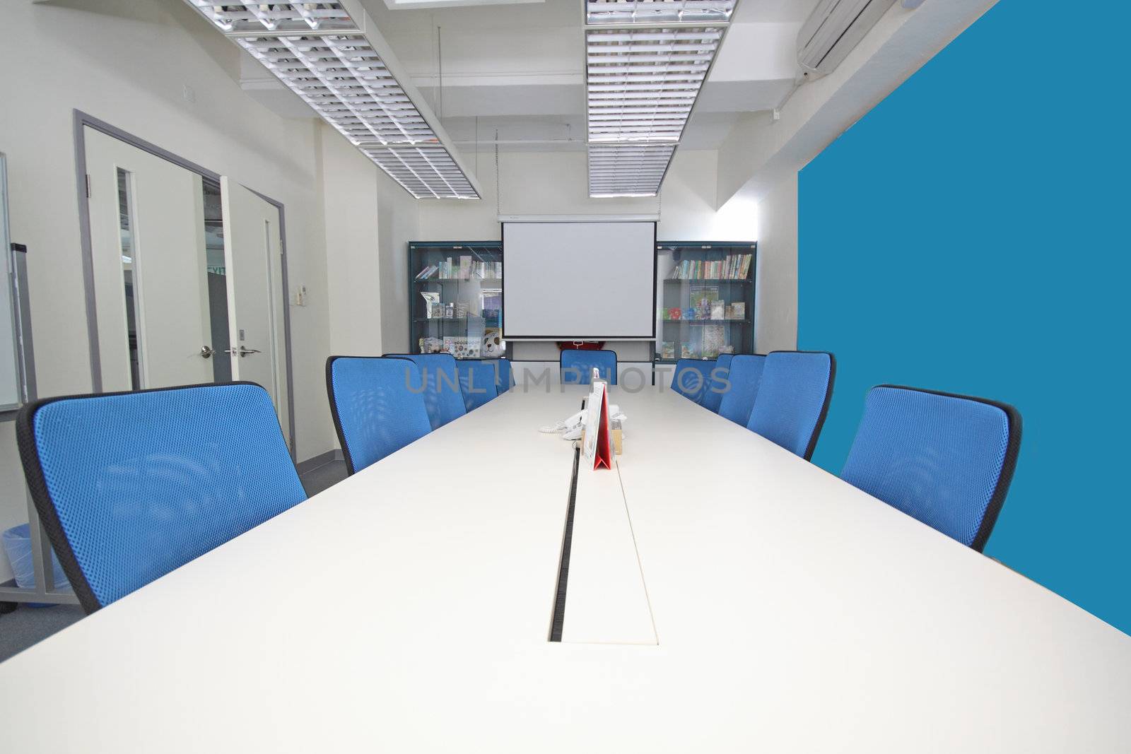 Conference room interior at day