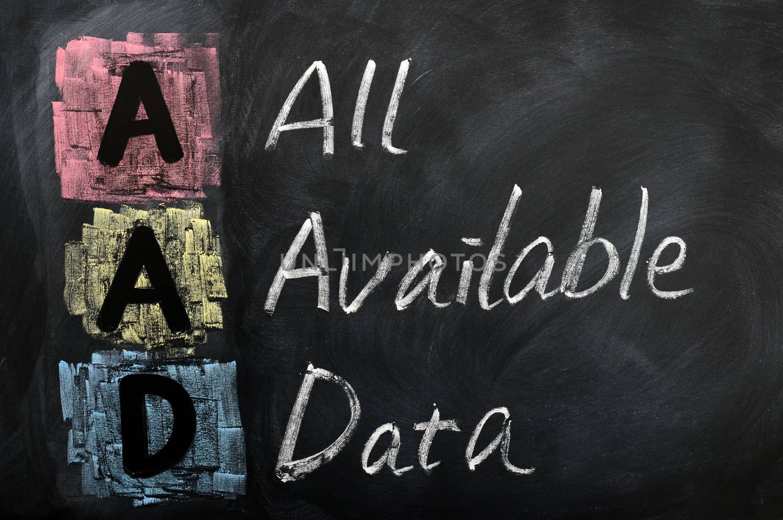 Acronym of AAD for All Available Data by bbbar