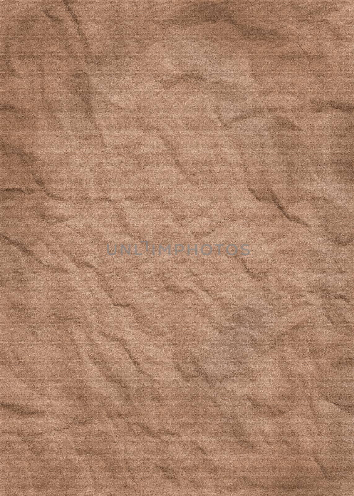 brown crumpled background, for grunge style texture usage. carefully scanned.