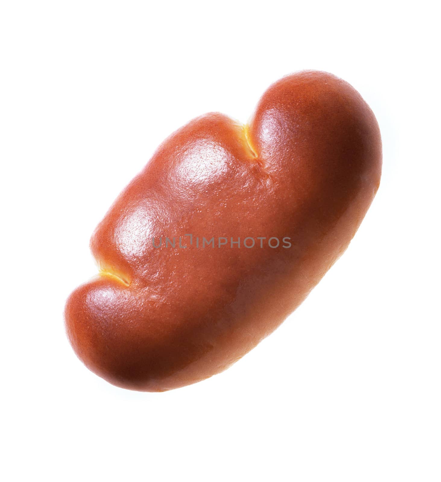 Homemade pasty isolated