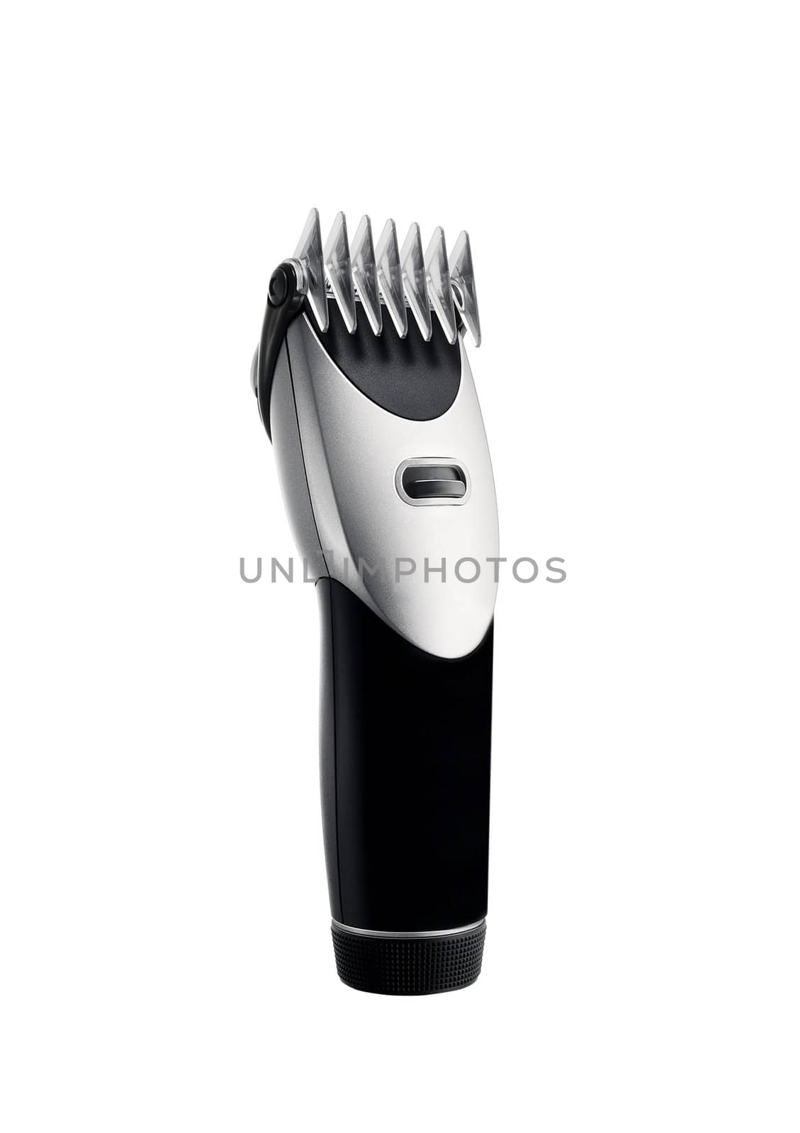 Electric shaver place isolated on white background