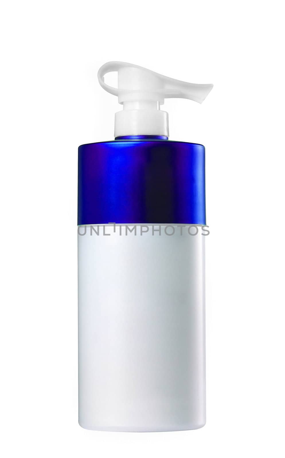 Cosmetic Cream Bottle isolated on white