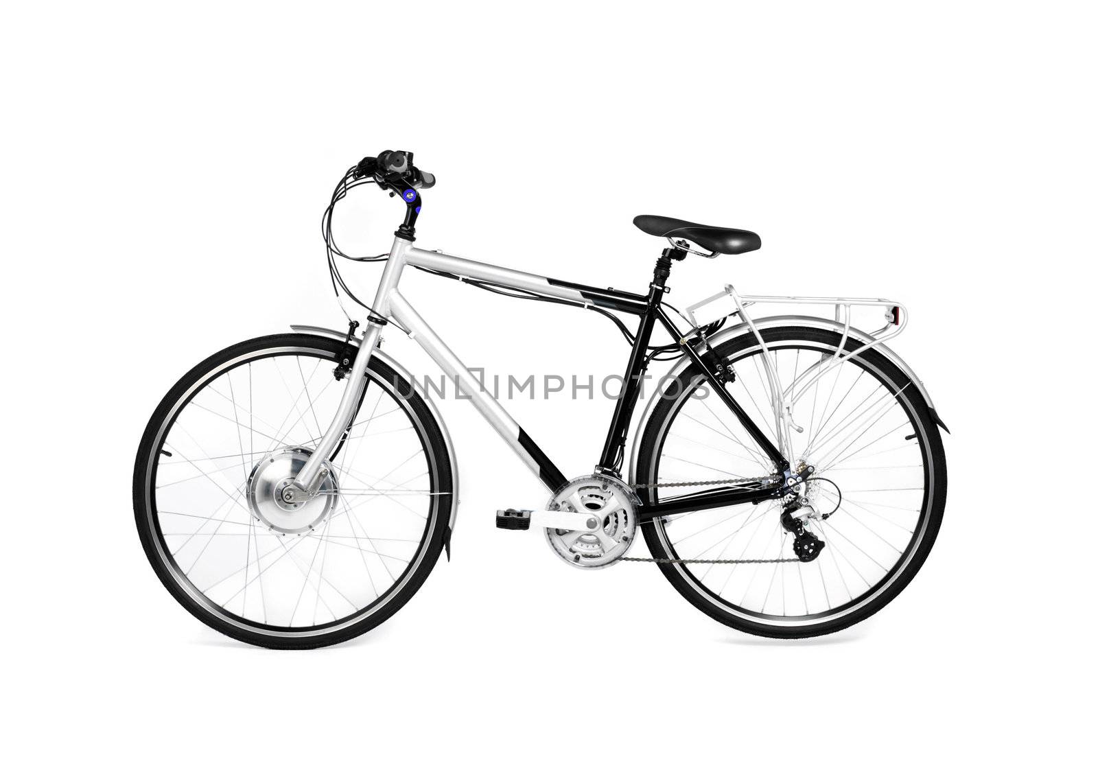 bike isolated on white background