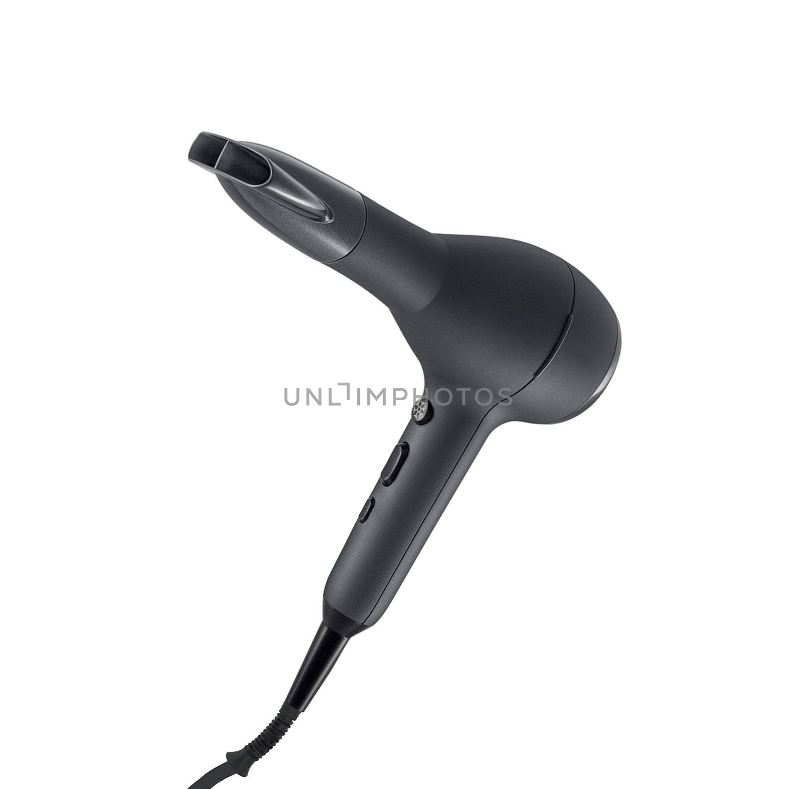 Hair dryer isolated on white background