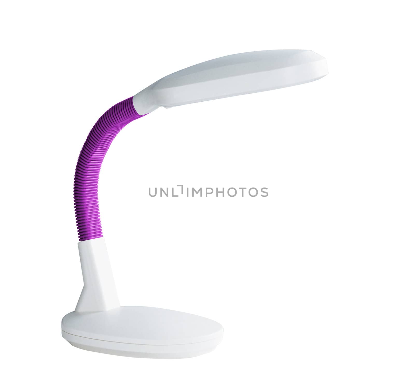office table lamp isolated on white background