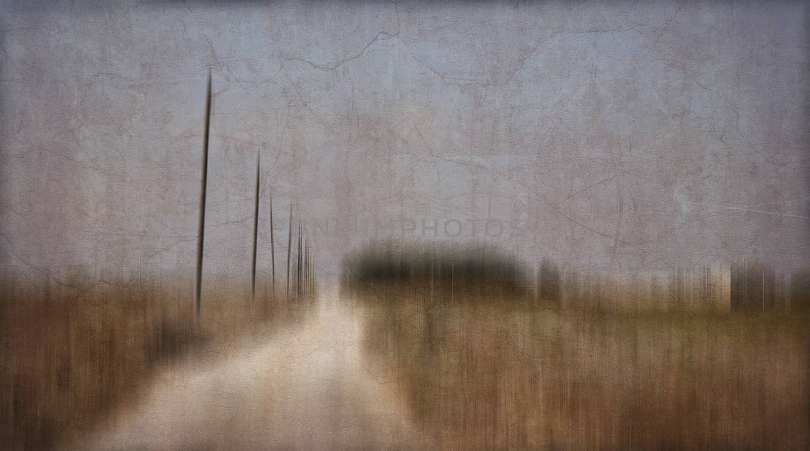 Dreaming back to my Italian summer residence at siesta time. Intentional motion blur. More of my photos worked together to reflect age and time.