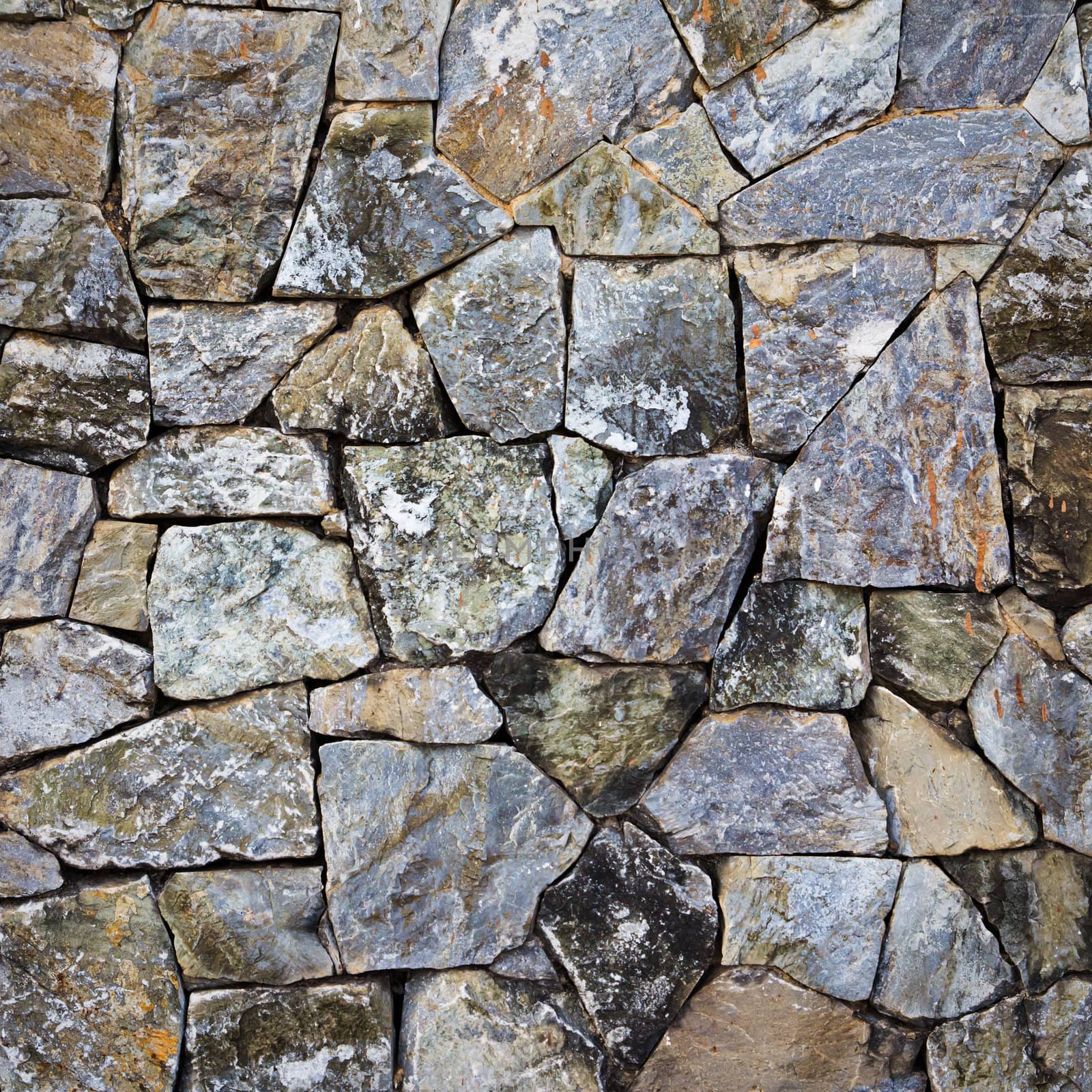 texture of stone wall for background by tungphoto