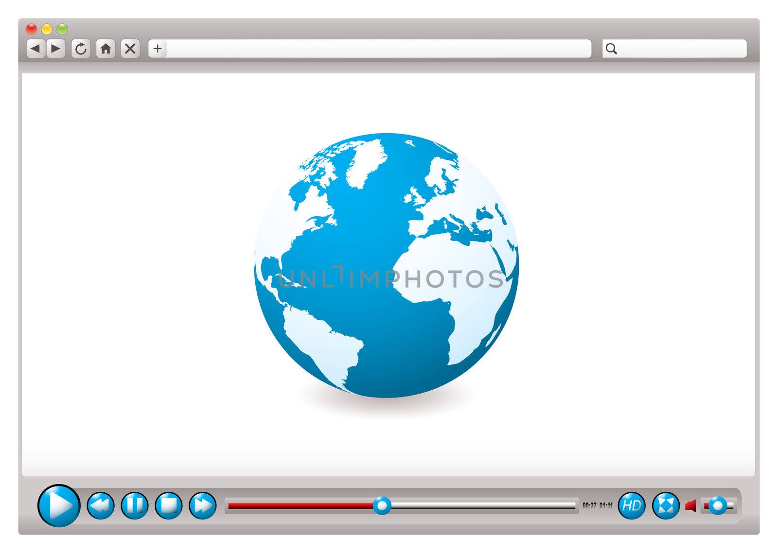 Web video browser world by nicemonkey