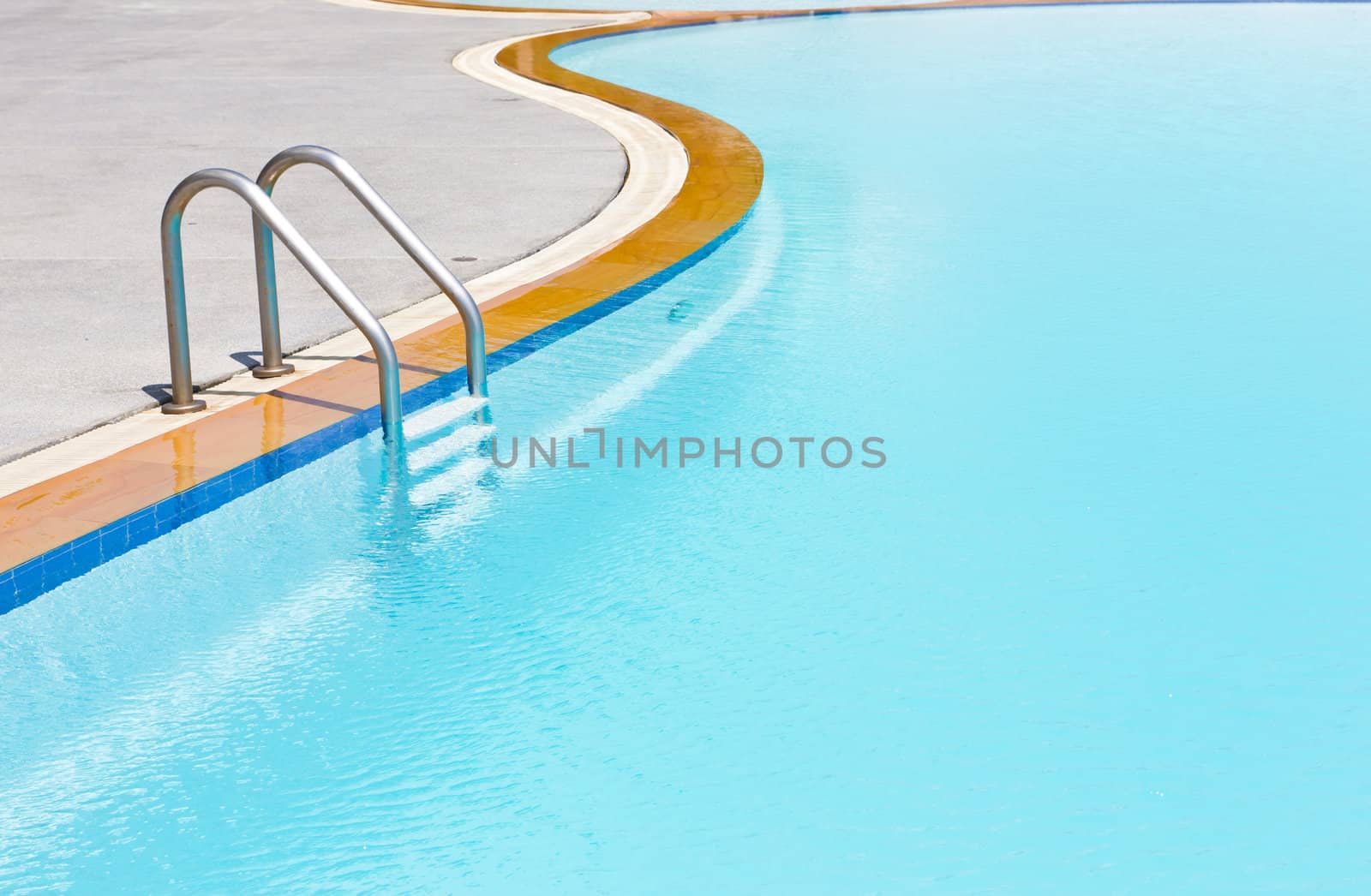 swimming pool ladder by tungphoto