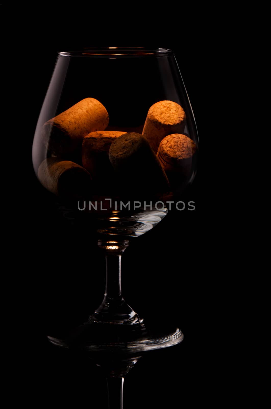 Cork in a glass by Draw05