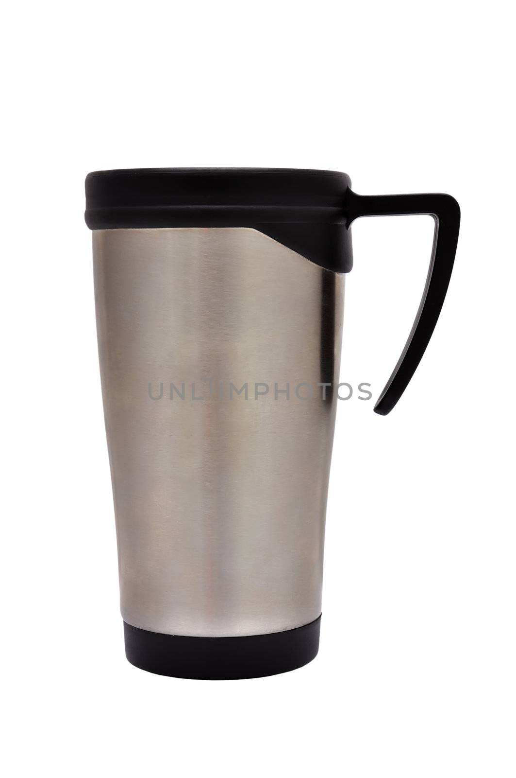 metal Thermo Cup on a white background