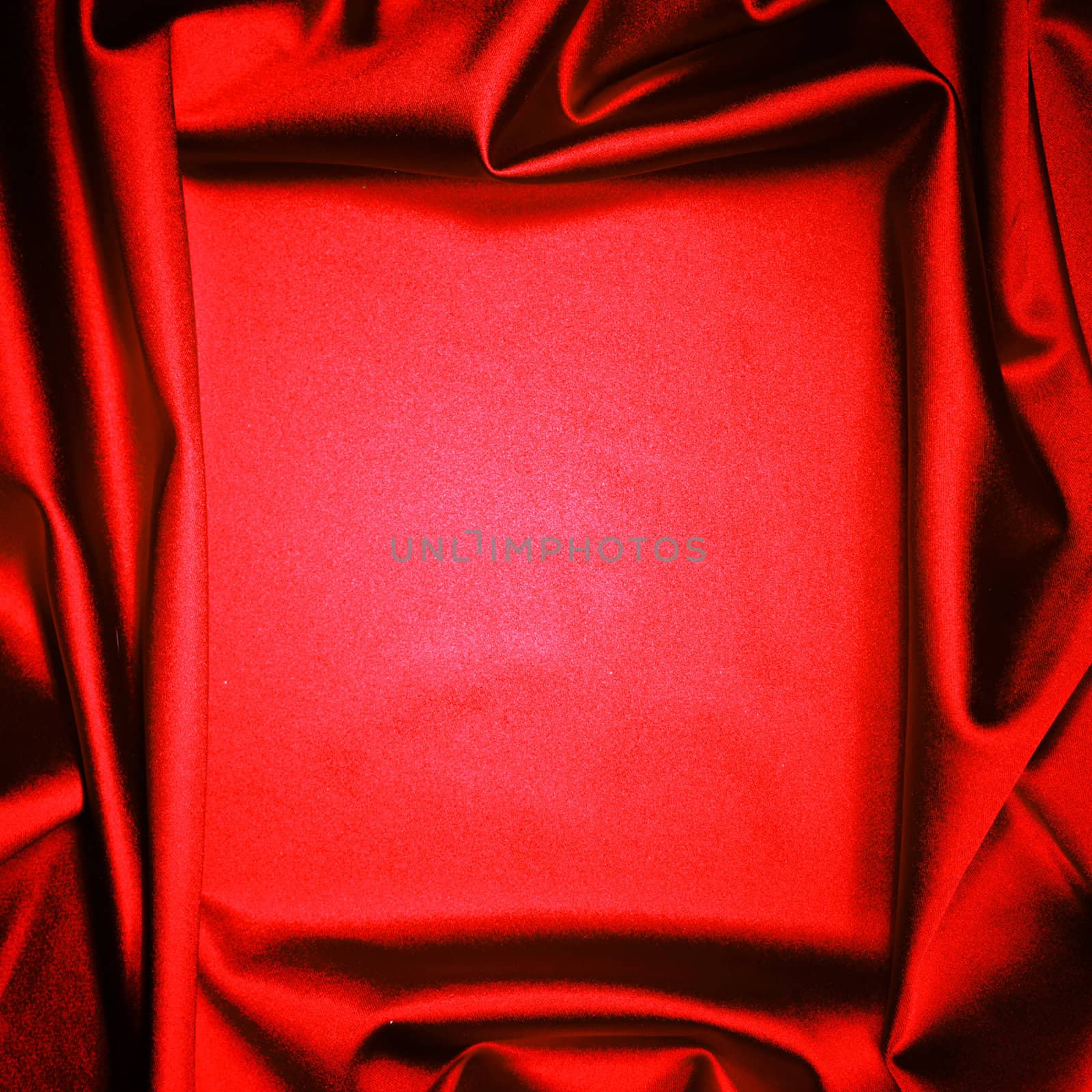 red satin background close up