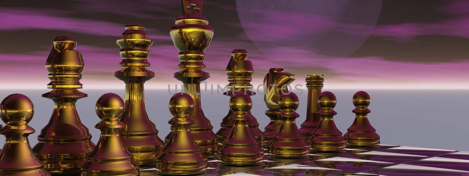 checkmate and sky purple