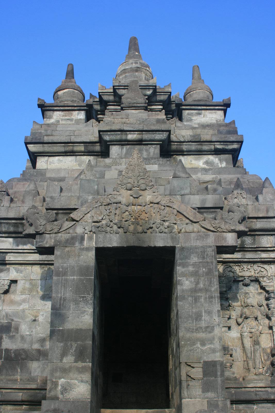 An old temple near Borobudur.