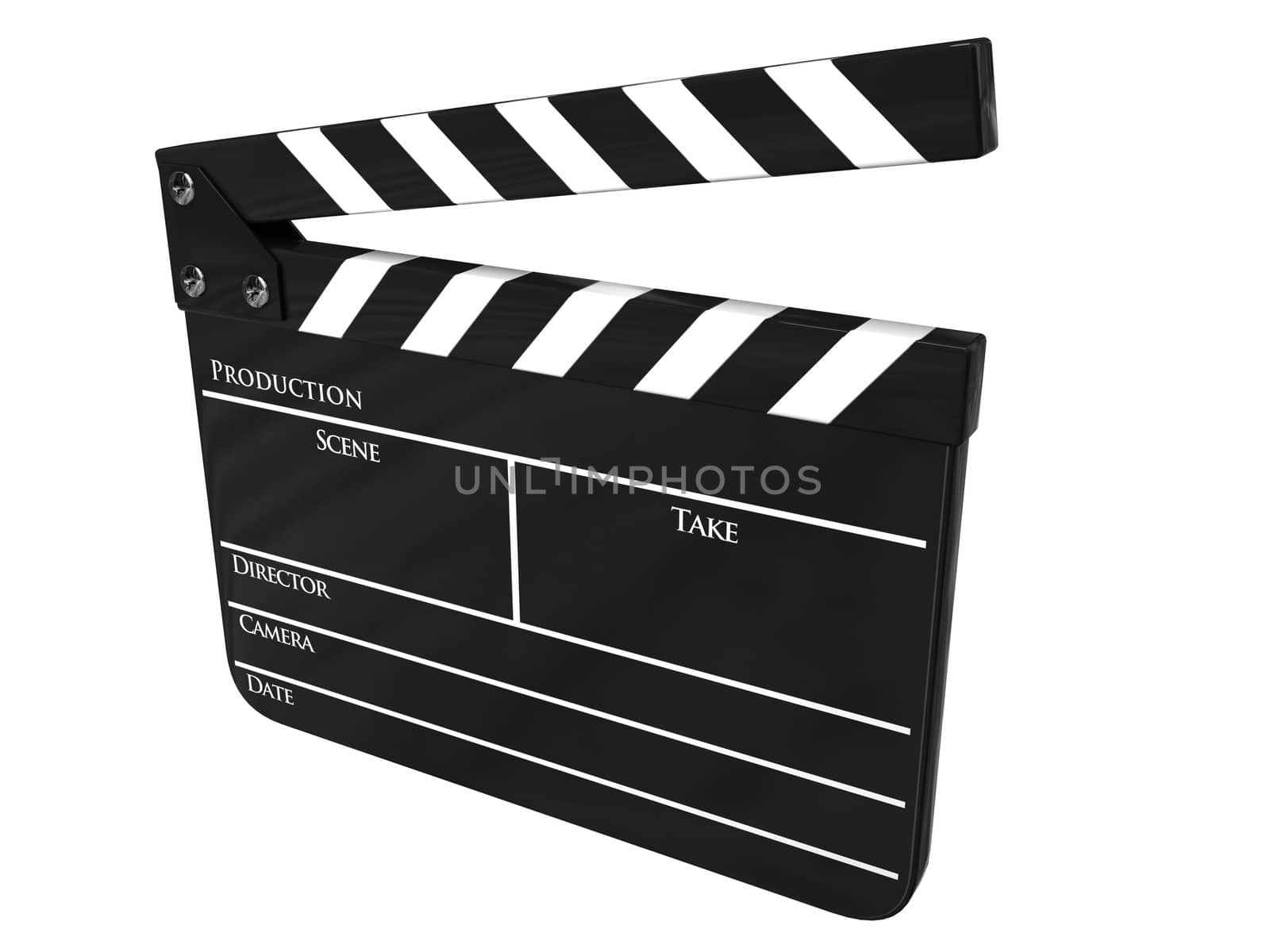 Clapboard isolated by dimol