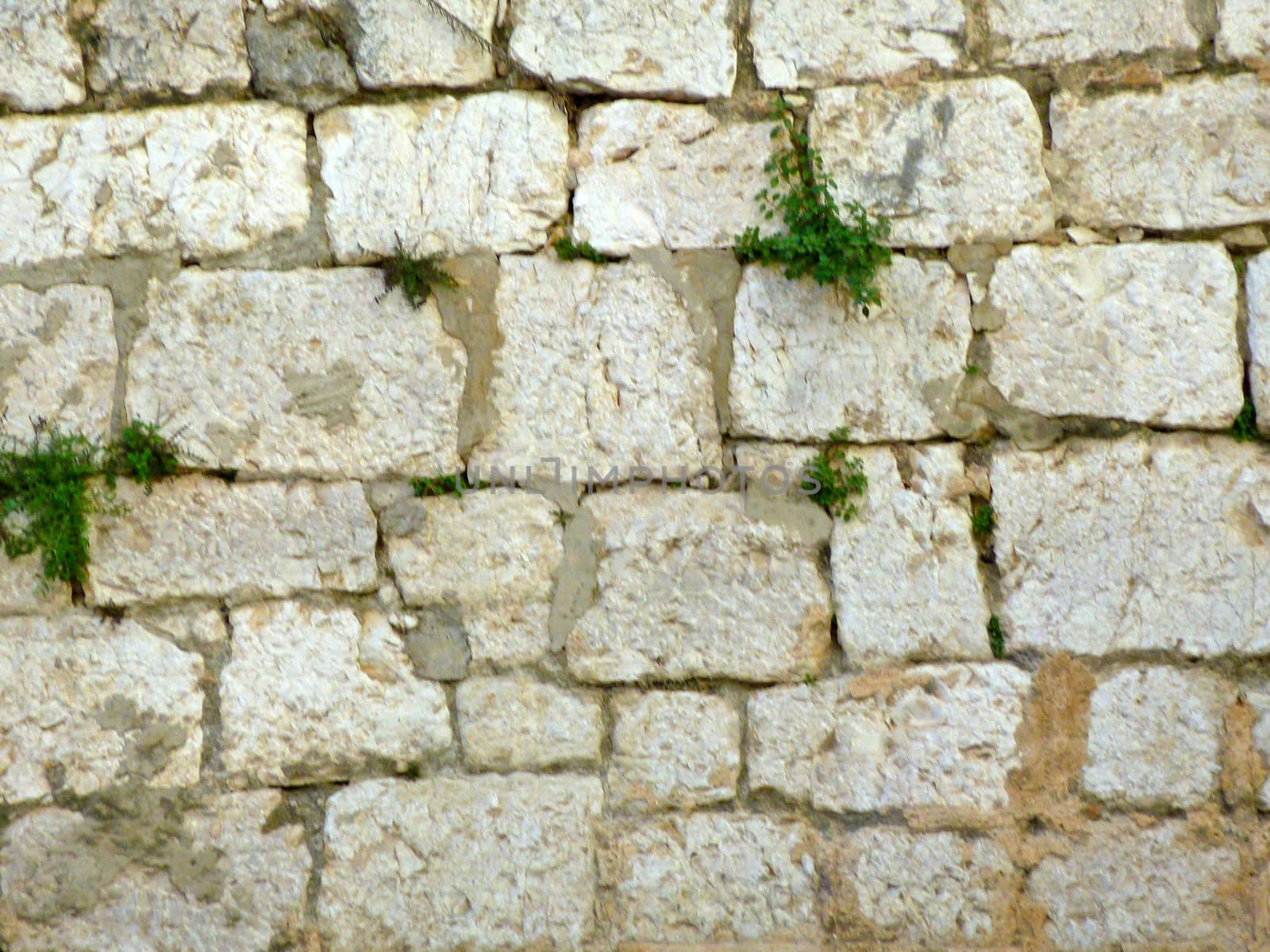 old stone wall by gazmoi