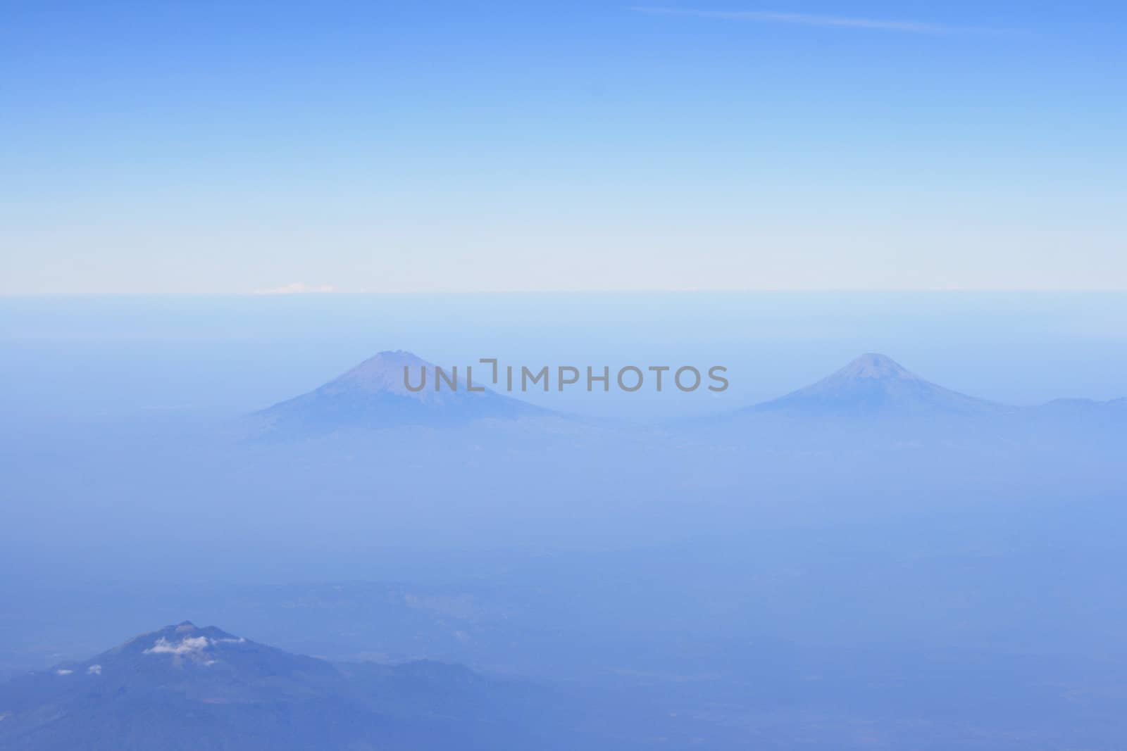 An view of volcano at Java indonesia