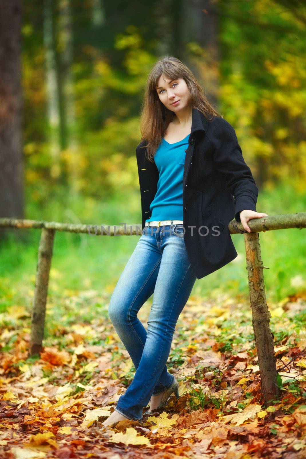 Girl on Bench by petr_malyshev