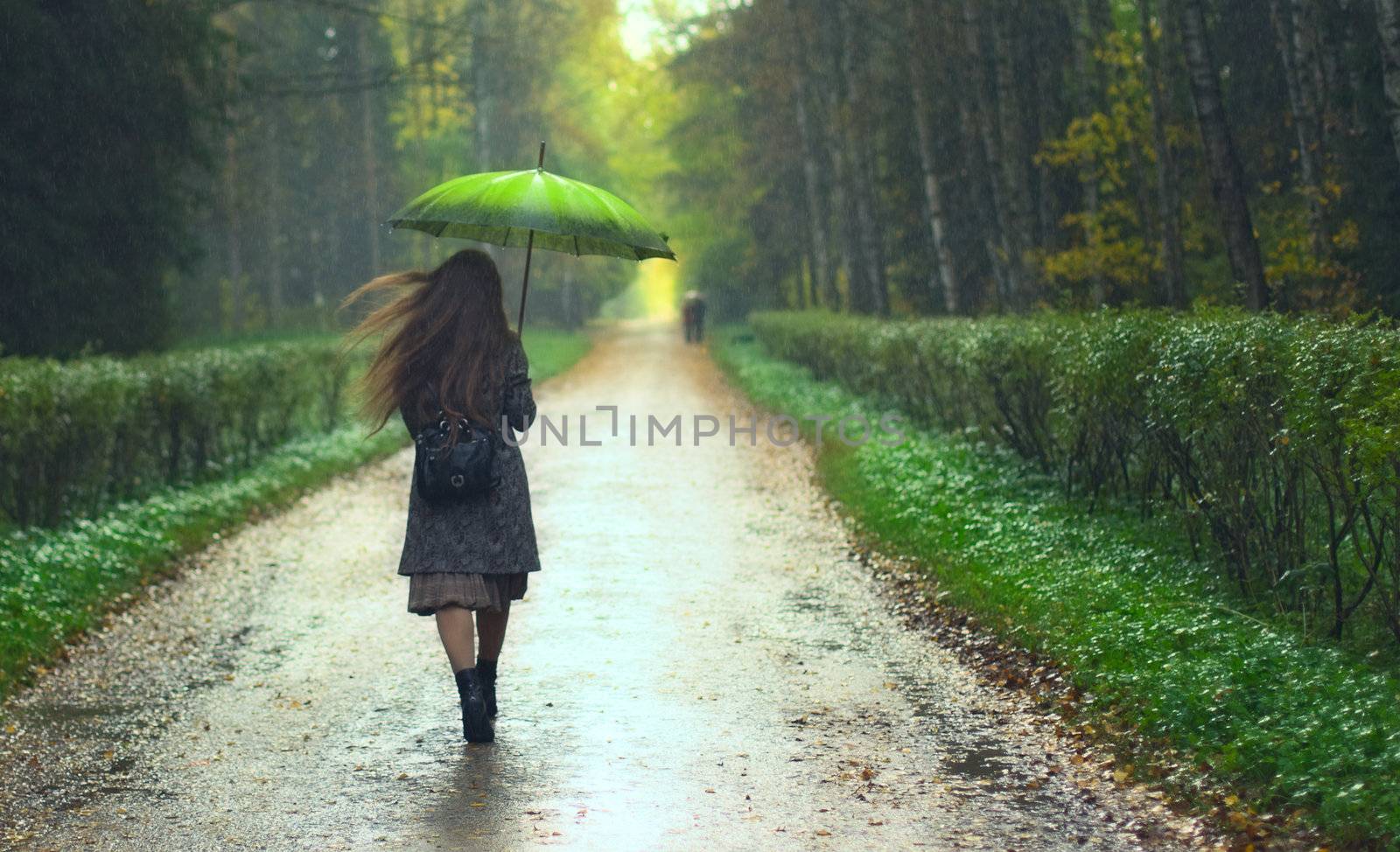 Girl under Rain by petr_malyshev