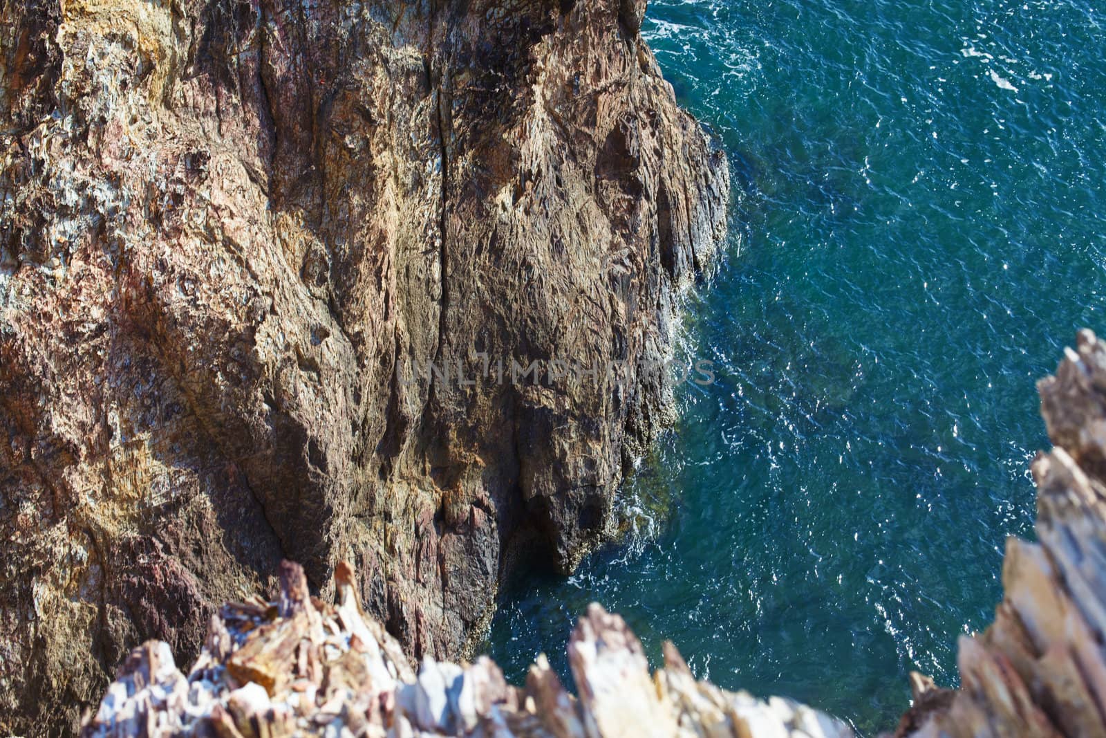 rocks along the beach, Andaman Sea, Thailand