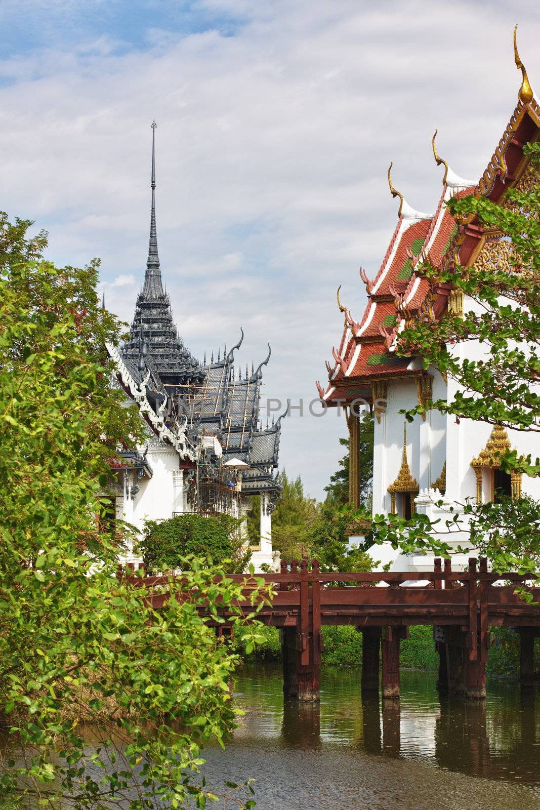 temple in Mueang Boran, aka Ancient Siam, Bangkok, Thailand