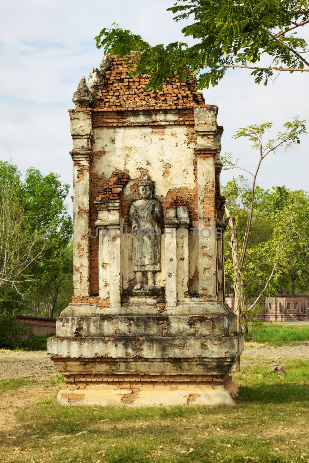 ruins in Mueang Boran, aka Ancient Siam, Bangkok, Thailand