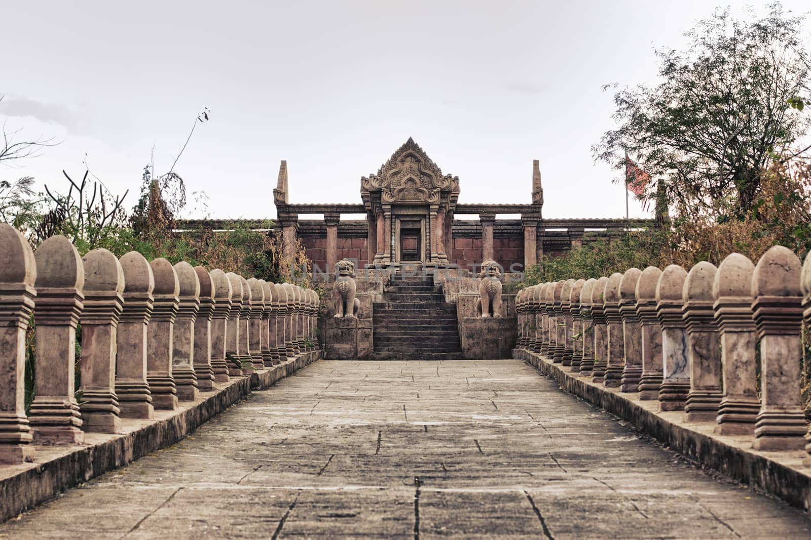 ruins in Mueang Boran, aka Ancient Siam, Bangkok, Thailand