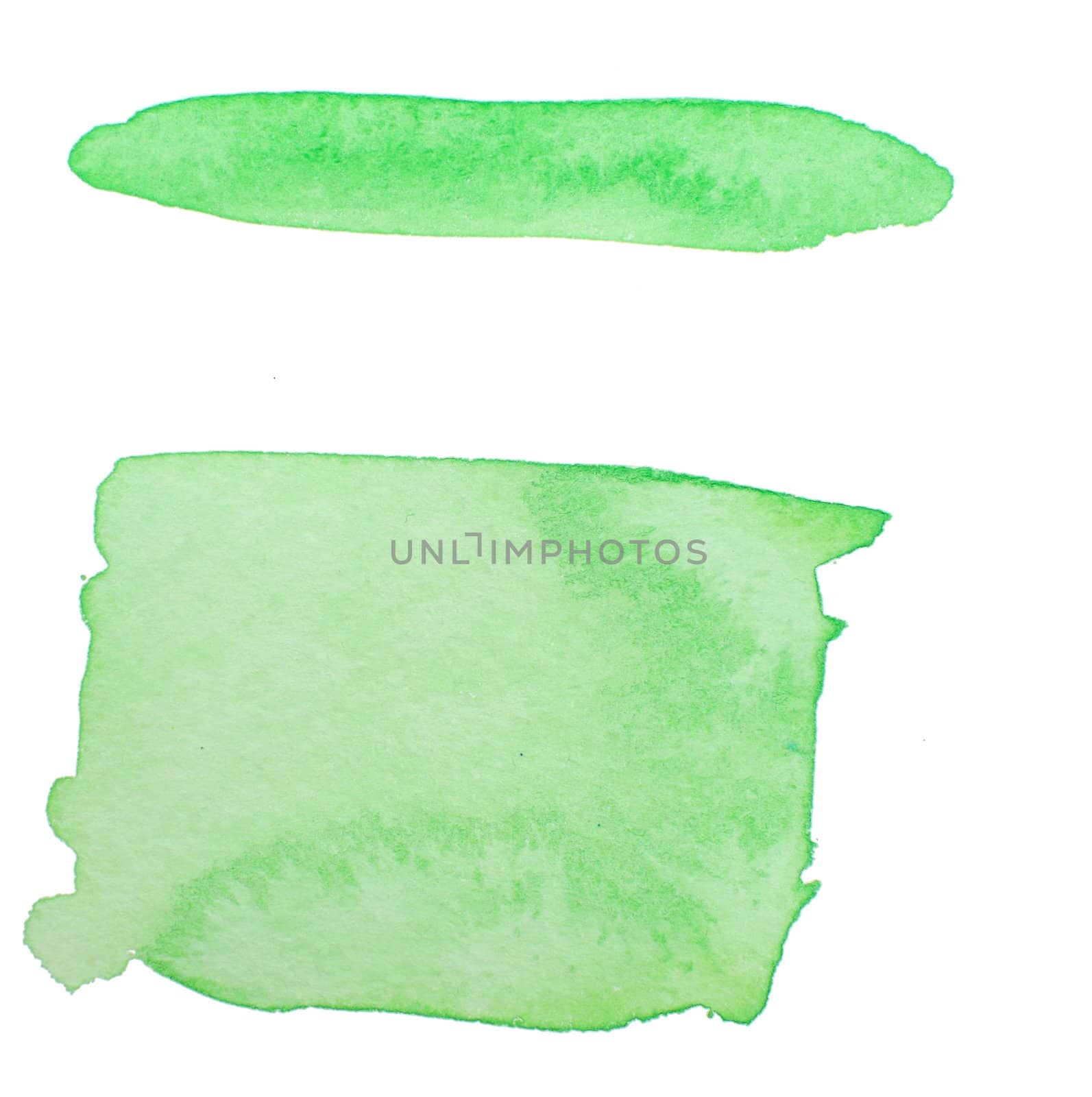 An image of light green aquarelle paint