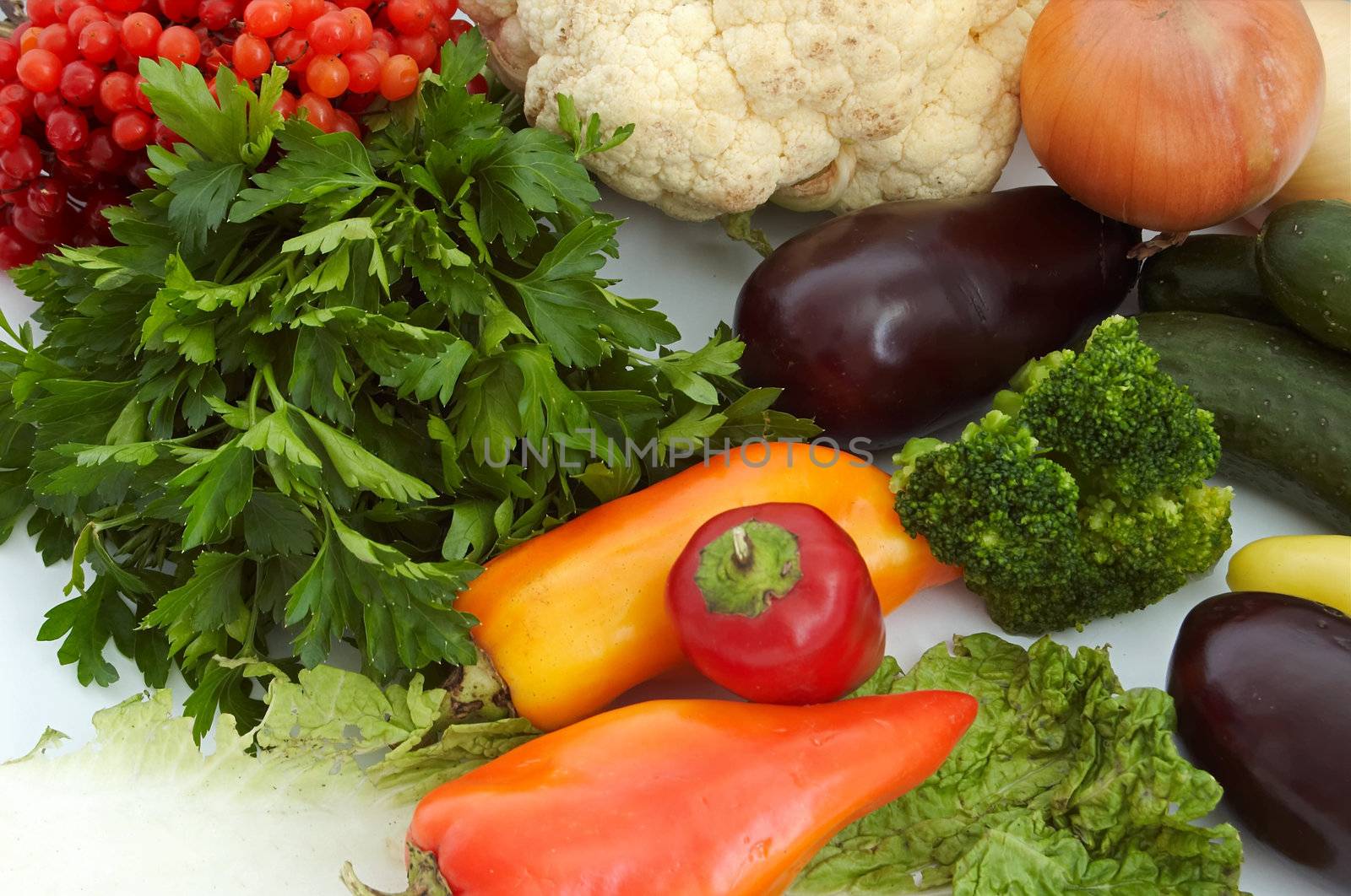 An image of various vegetables