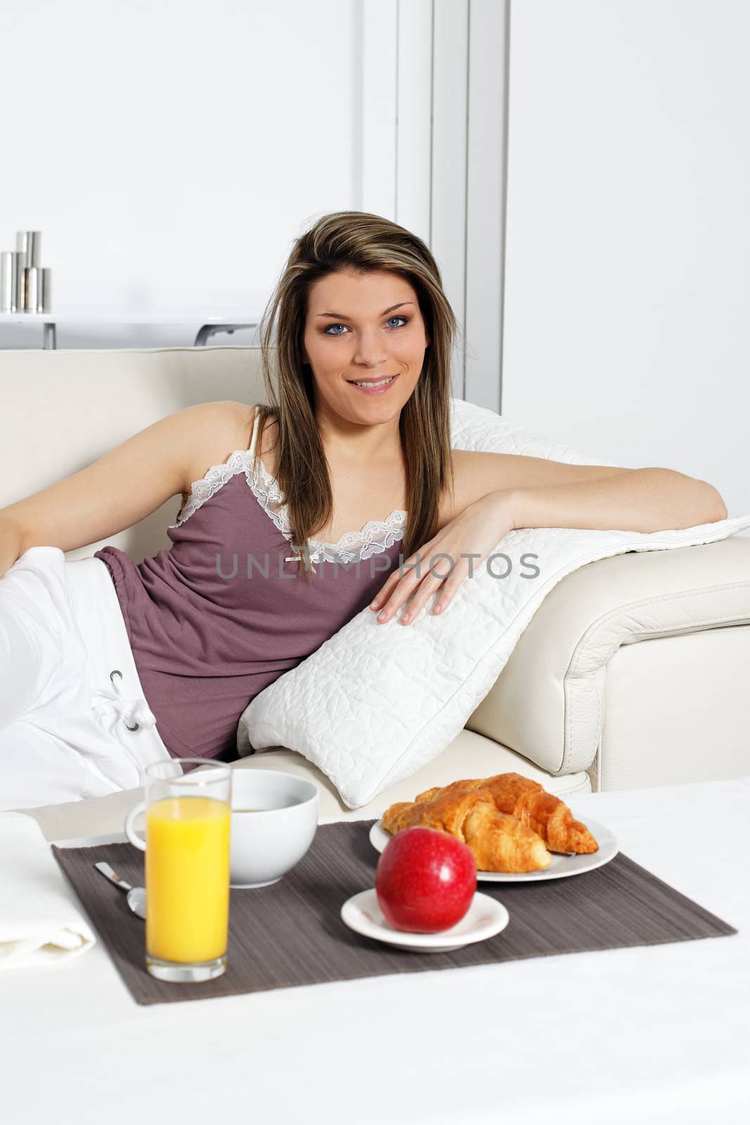 breakfast woman