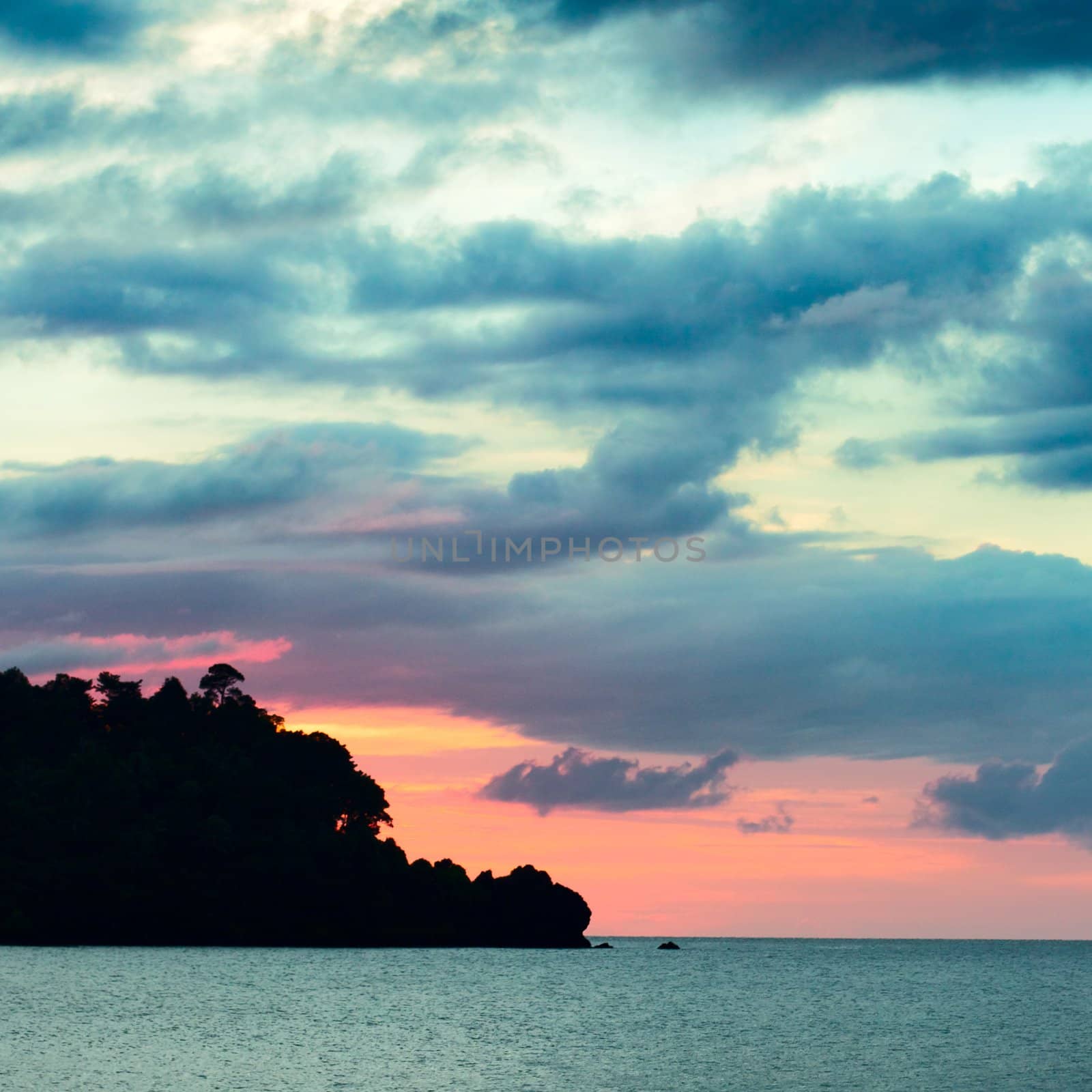 Sunset over Andaman Sea by petr_malyshev