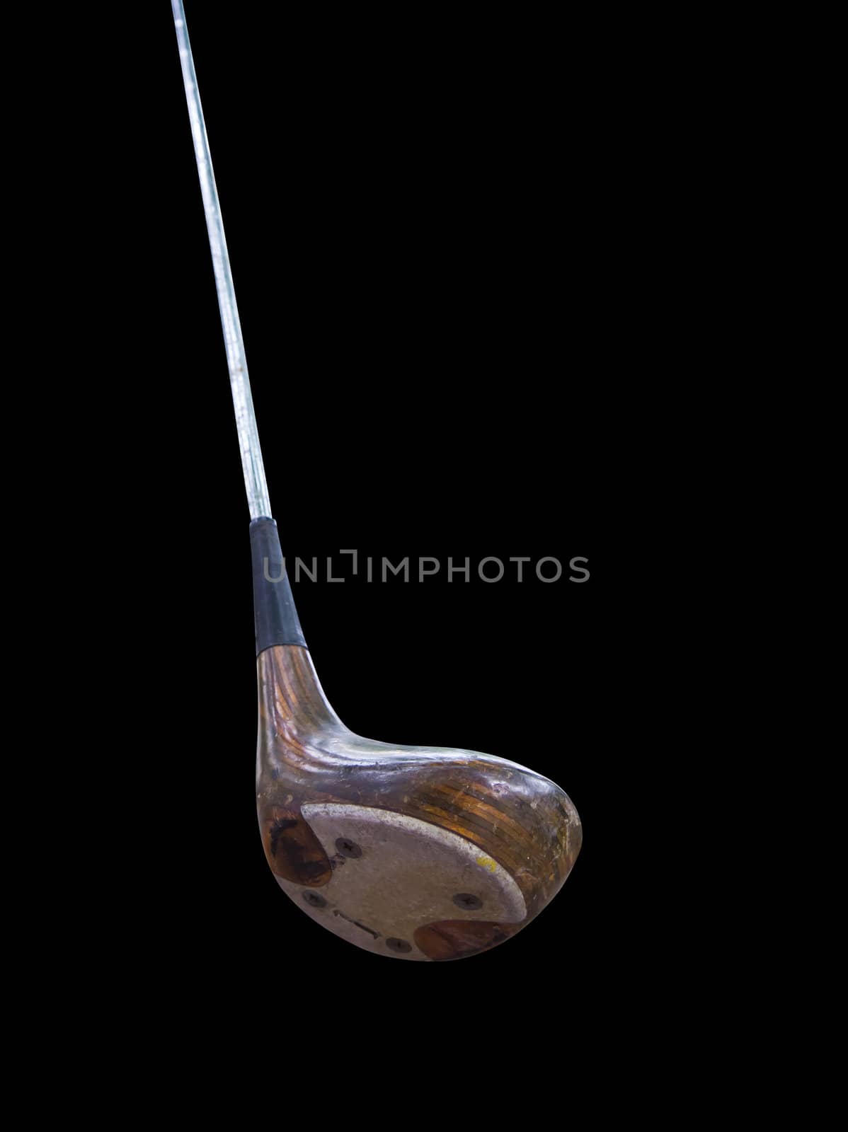 golf dirver isolated with clipping path