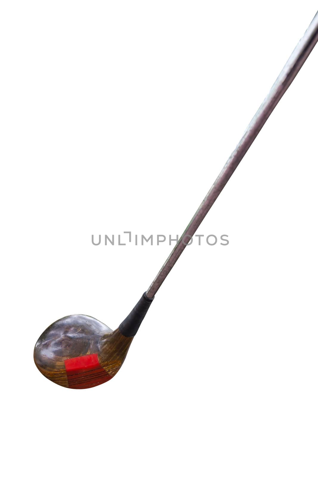 golf dirver isolated with clipping path