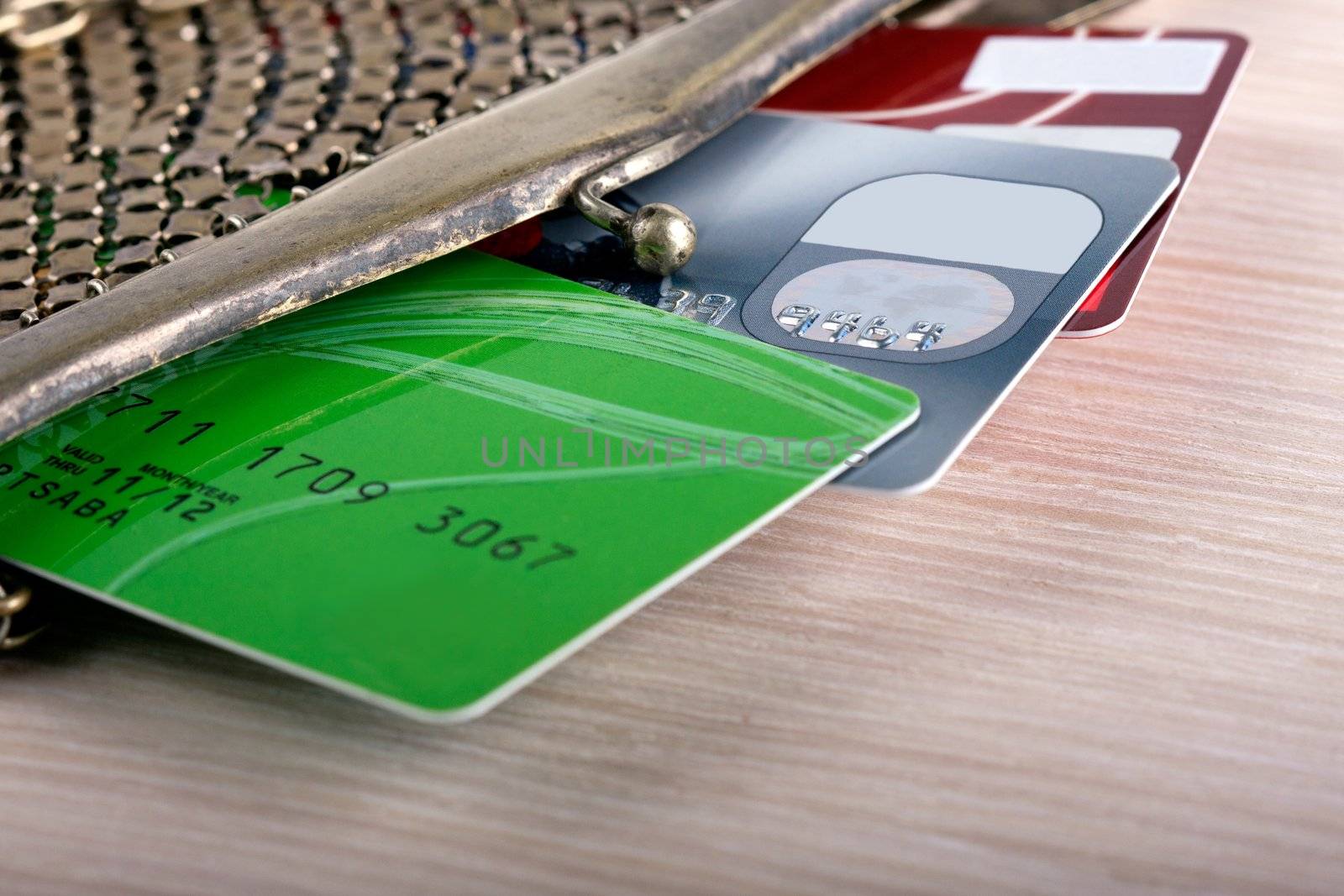 wallet with credit cards by sfinks