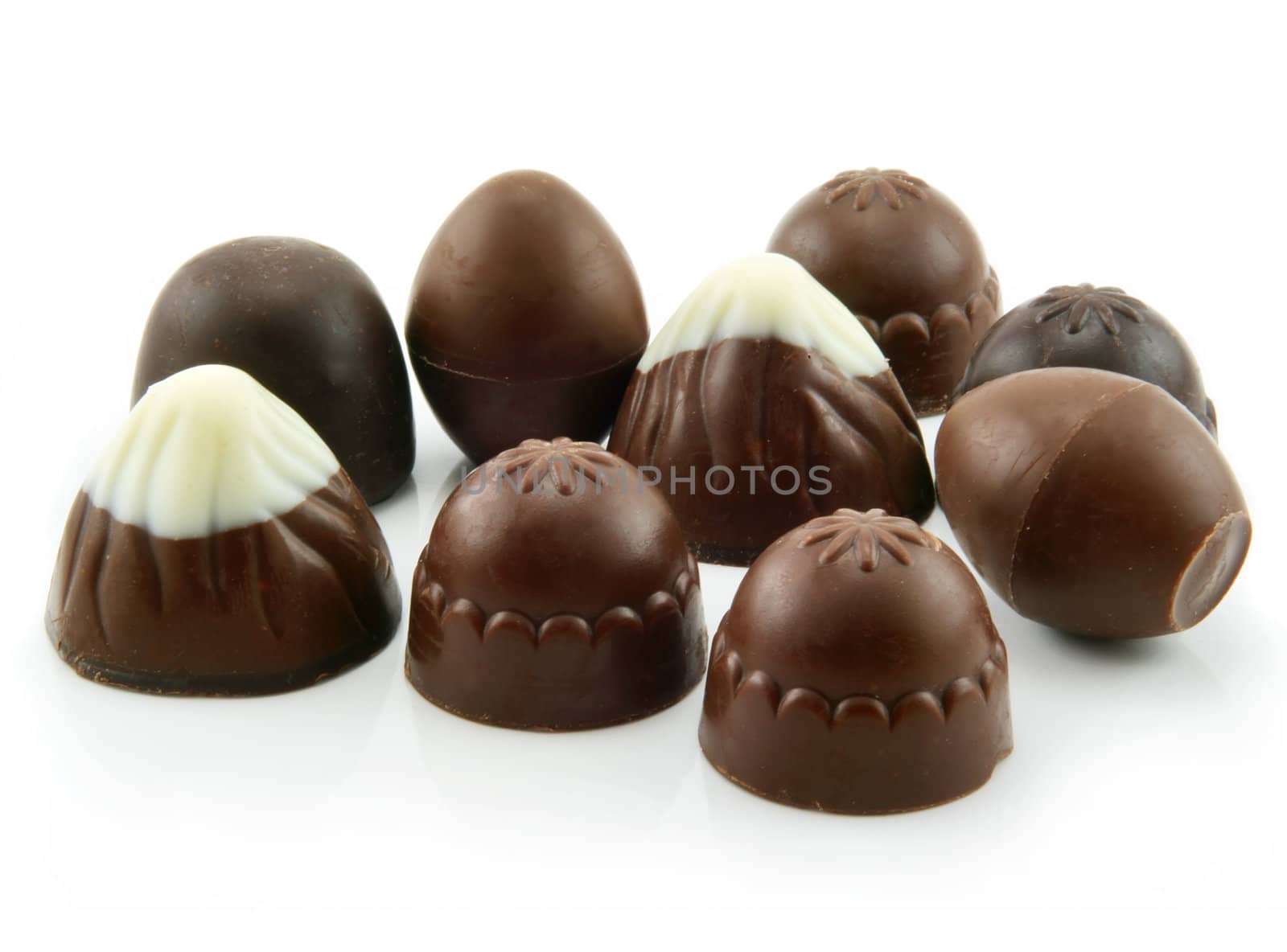 Chocolate Candy Isolated on White Background
