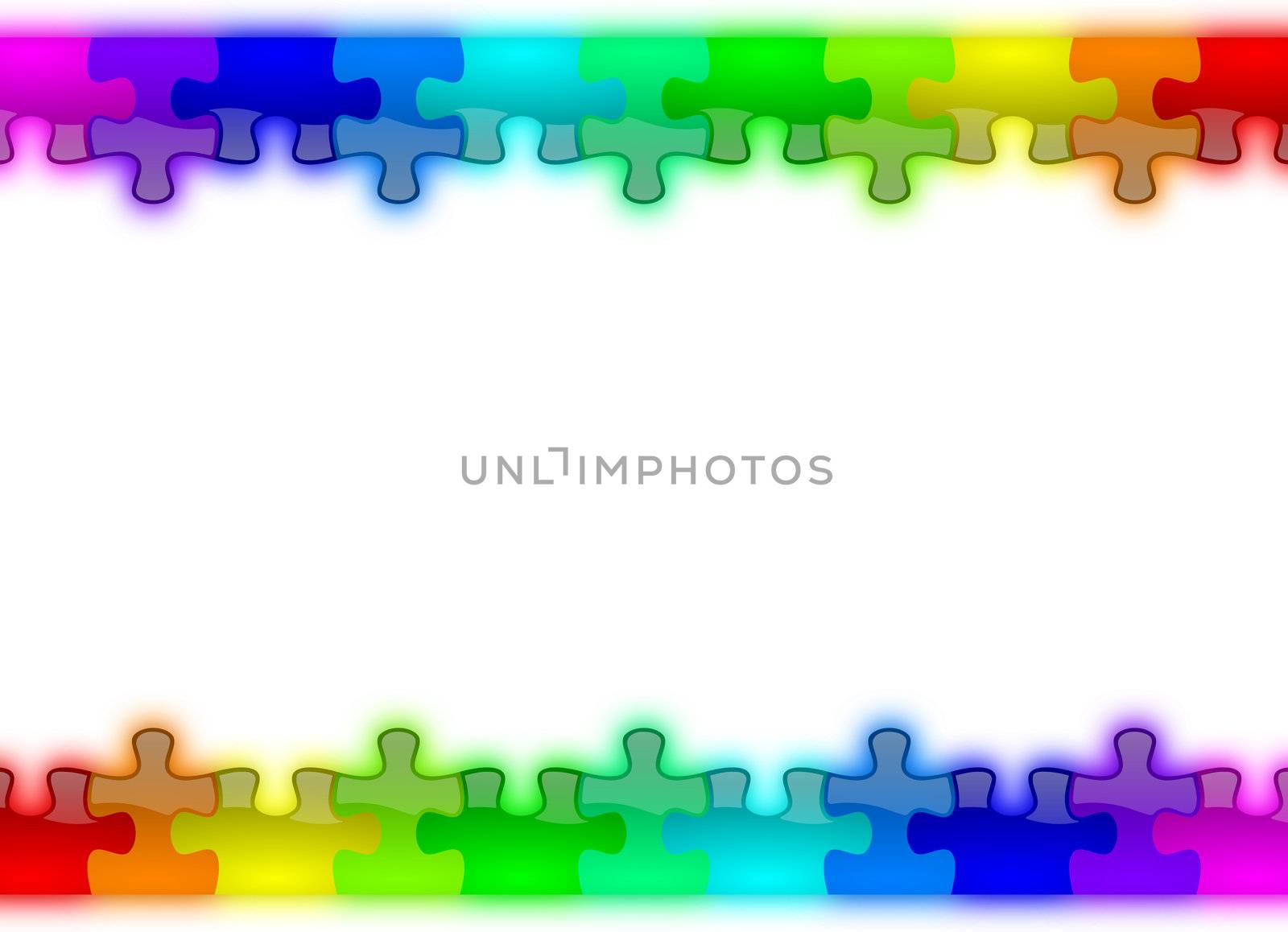 Color and glossy puzzle rainbow background usefull for cover pages, brochure, presentation and advertising messages