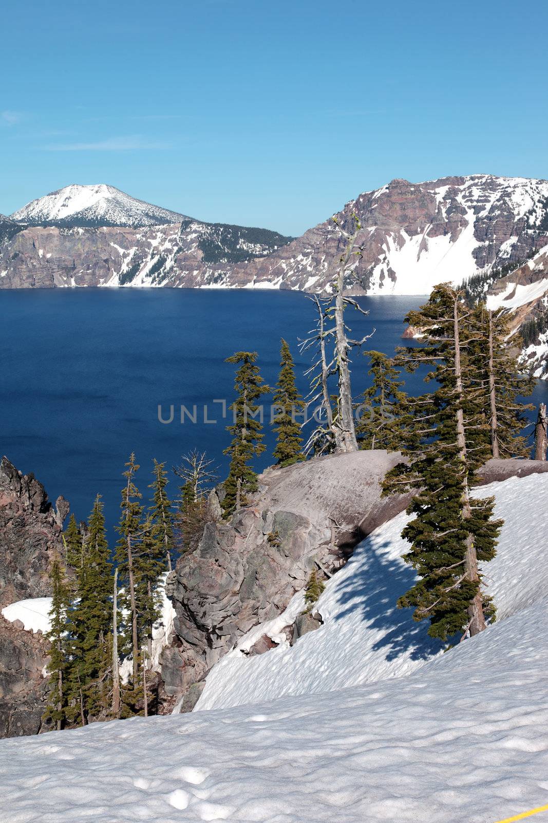 Crater Lake, Oregon. by Rigucci