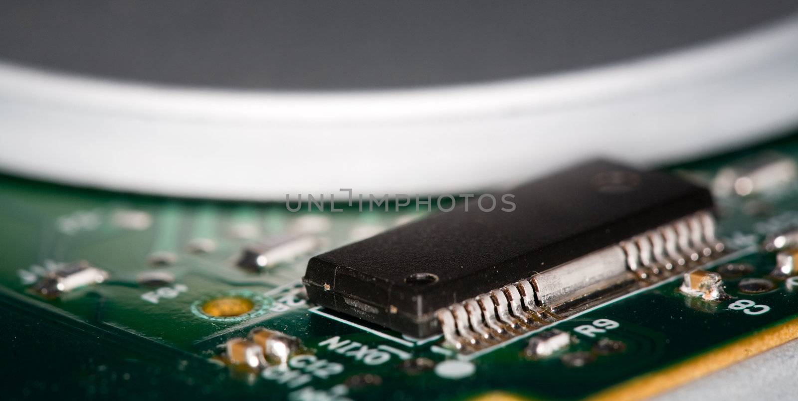 Stock photo: computer theme: an image of computer processor