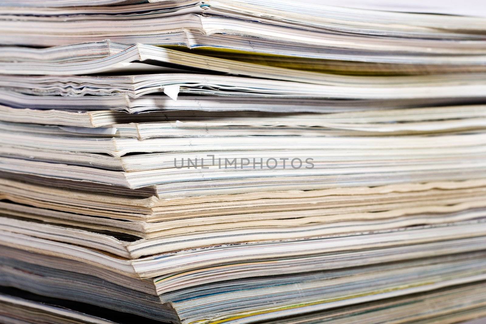 Stack of paper by velkol