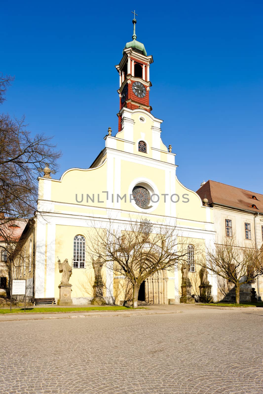 monastery's church of Virgin Mary assumption, Police nad Metuji, Czech Republic