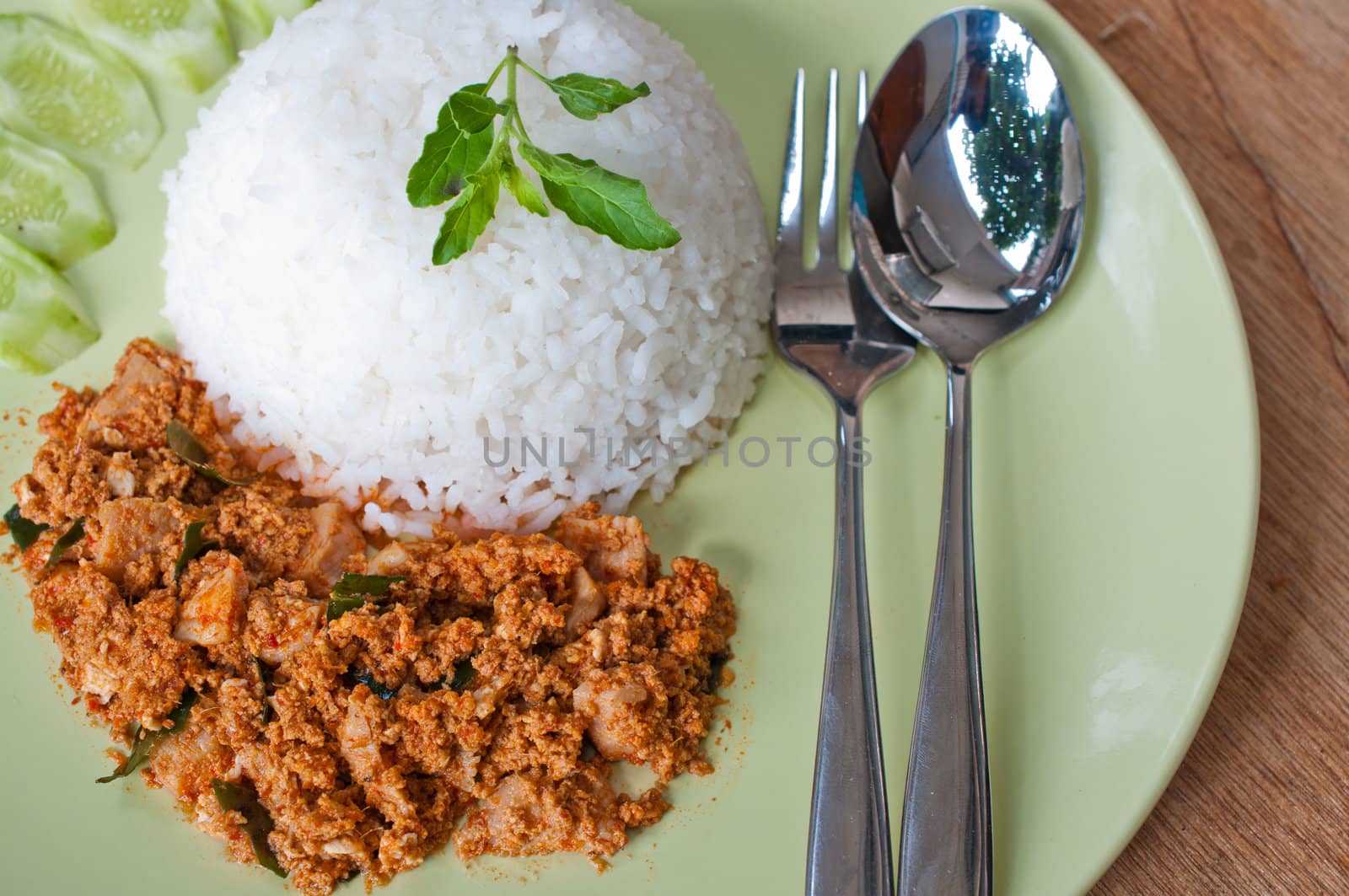chicken dry curry creative food by sayhmog