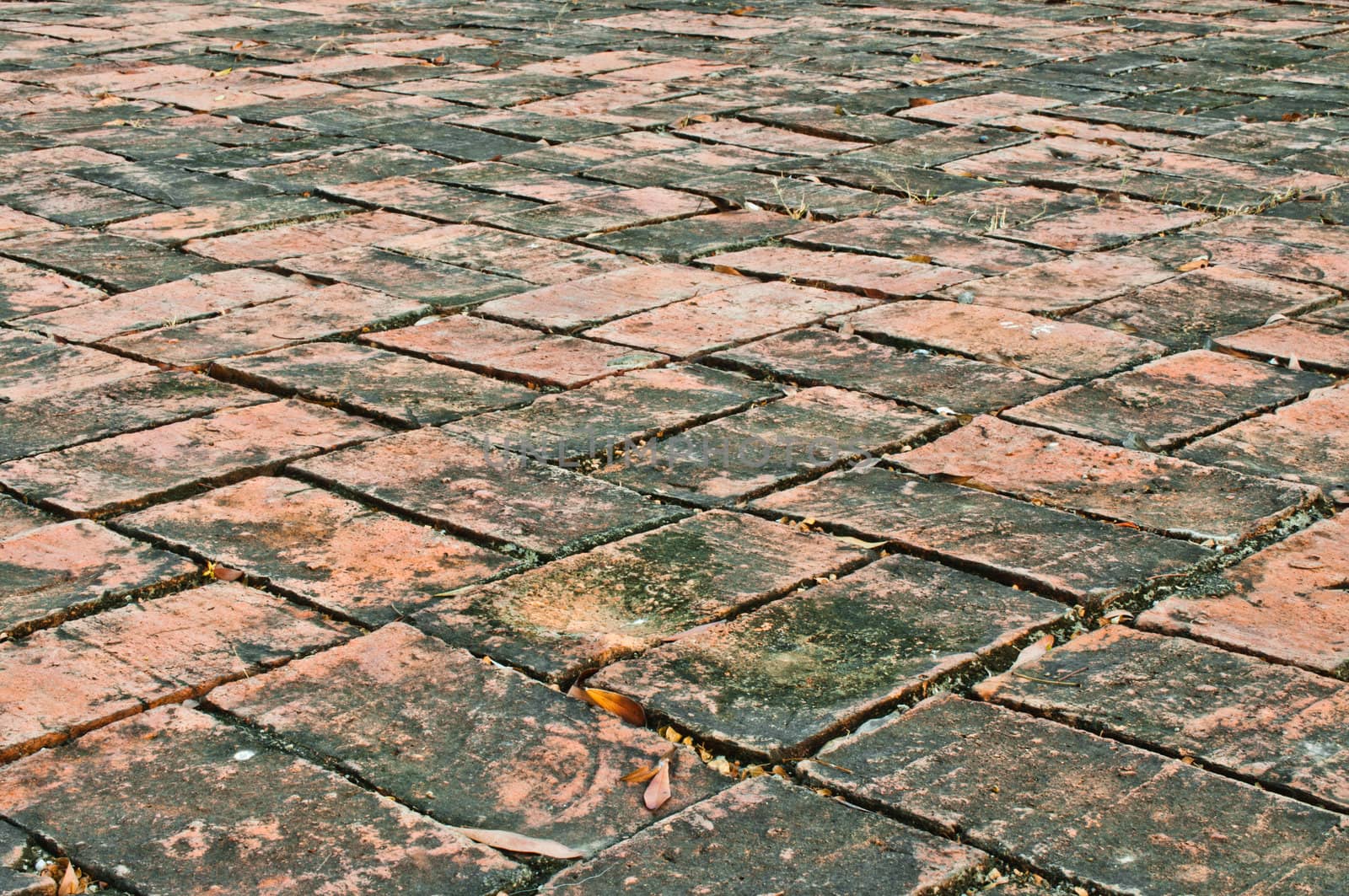 clay brick floor for material background by sayhmog